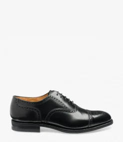 Loake Formal Shoes|Semi Brogues*301 Black