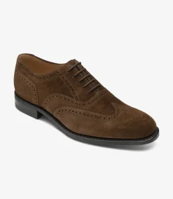 Loake Formal Shoes|Goodyear Welted Shoes*302 Brown Suede