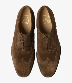 Loake Formal Shoes|Goodyear Welted Shoes*302 Brown Suede