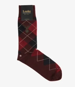 Loake Socks*Argyle Socks Port
