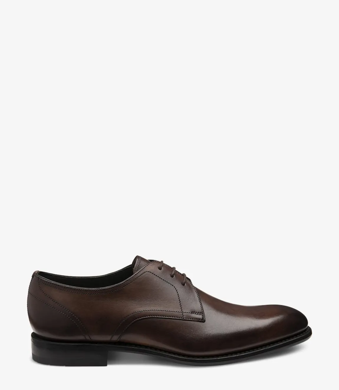 Loake Goodyear Welted Shoes|Plain Ties*Atherton Dark Brown