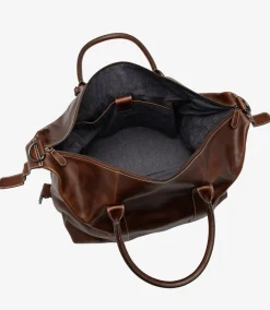 Loake Day Bags|Overnight Bags*Balmoral Weekend Bag Brown