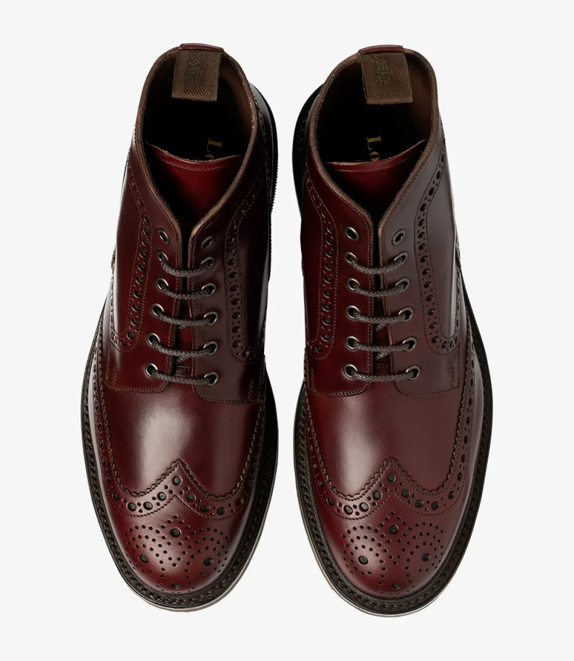 Loake Country Shoes|Made in England*Bedale Burgundy