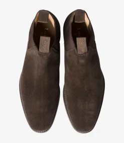 Loake Classic Shoes|Formal Shoes*Chatsworth Dark Brown Suede