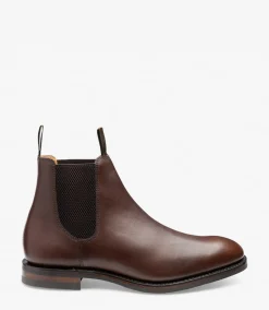 Loake Classic Shoes|Formal Shoes*Chatsworth Dark Brown Waxy