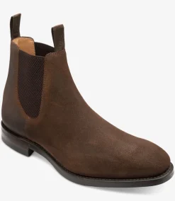 Loake Classic Shoes|Formal Shoes*Chatsworth Brown Waxed Suede