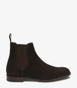 Loake Classic Shoes|Formal Shoes*Coppergate Dark Brown Suede