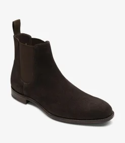 Loake Classic Shoes|Formal Shoes*Coppergate Dark Brown Suede
