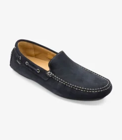 Loake Loafers*Donington Navy Suede
