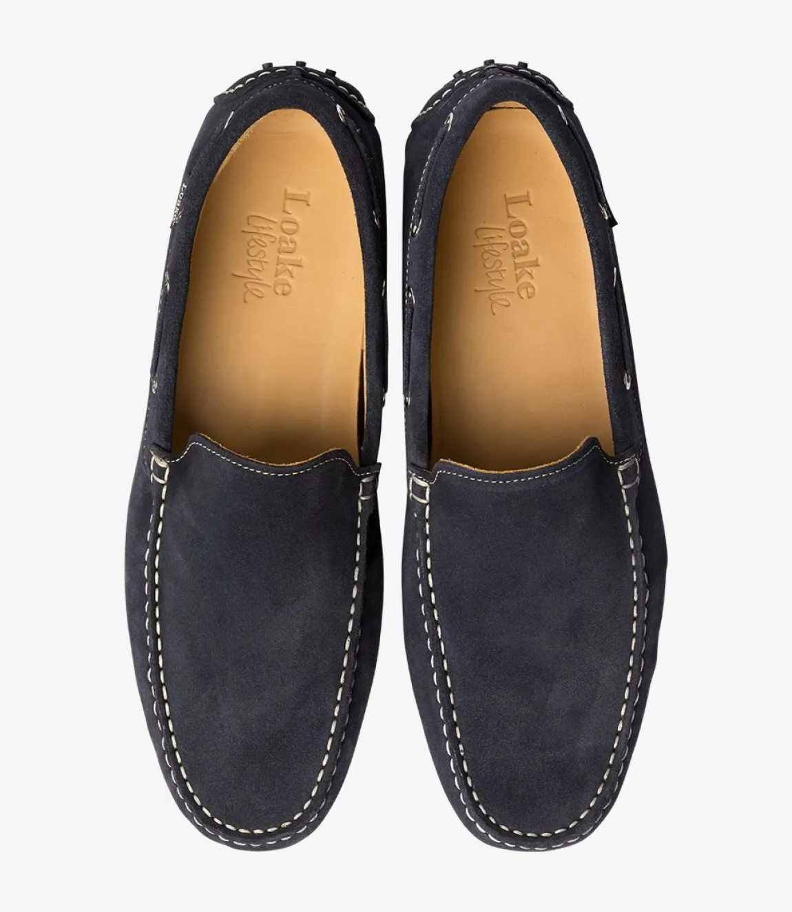 Loake Loafers*Donington Navy Suede