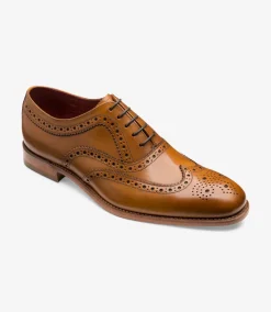 Loake Goodyear Welted Shoes|Brogues*Fearnley Tan