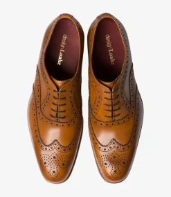 Loake Goodyear Welted Shoes|Brogues*Fearnley Tan