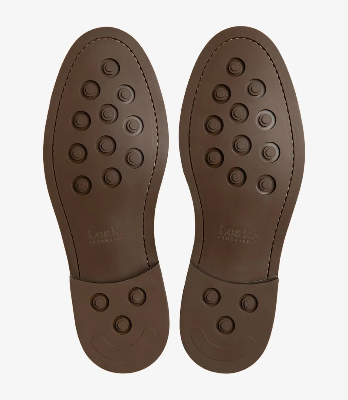 Loake Plain Ties*Franklin Brown Nubuck