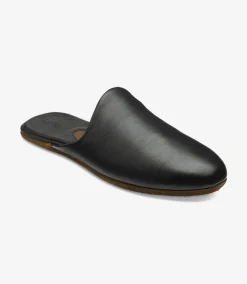 Loake Slippers|Men's Slippers*Garrick Slippers Black Grain