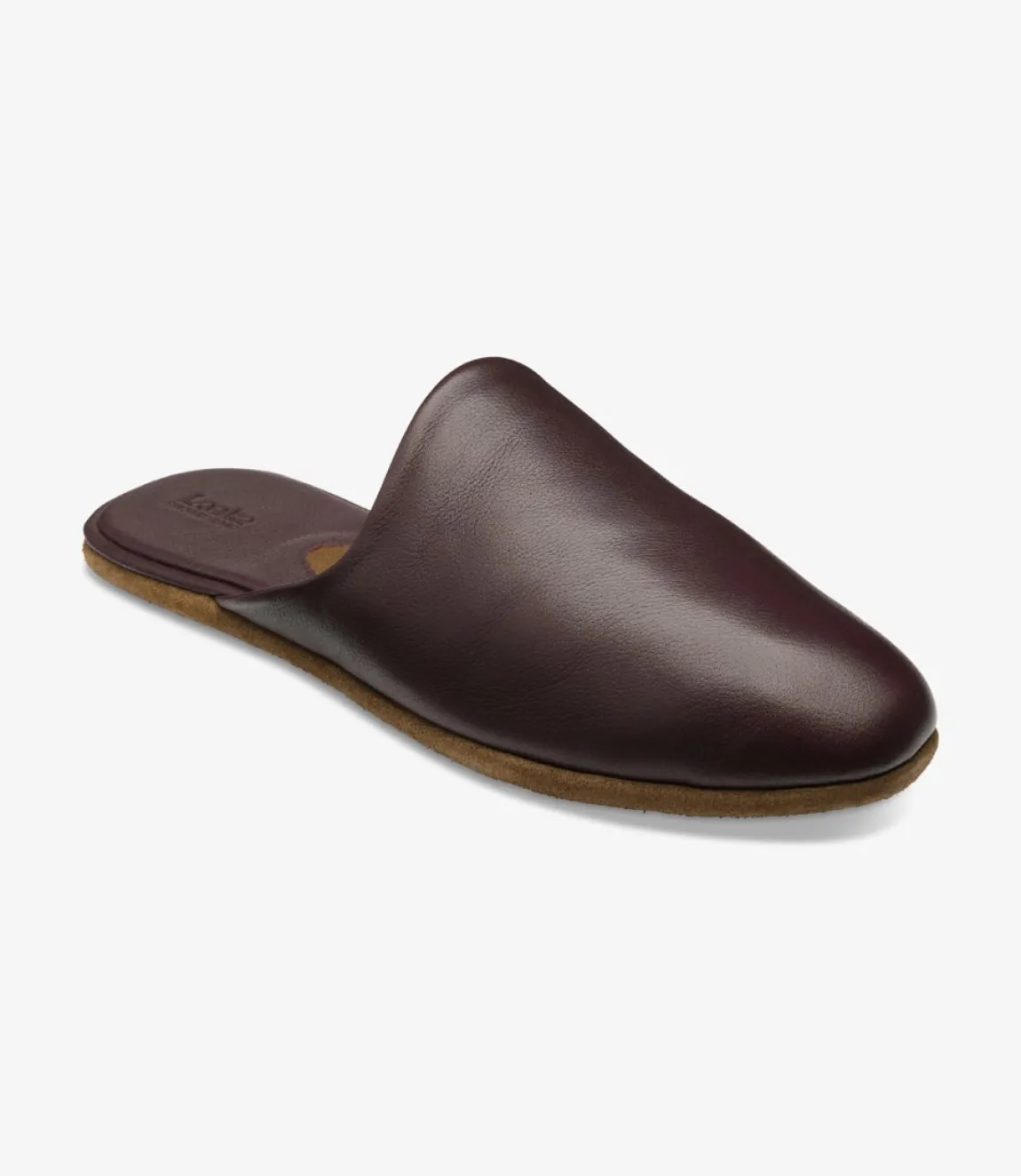 Loake Slippers|Men's Slippers*Garrick Slippers Burgundy Grain