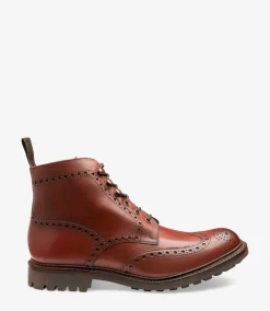 Loake Country Shoes|Made in England*Glendale Conker Brown