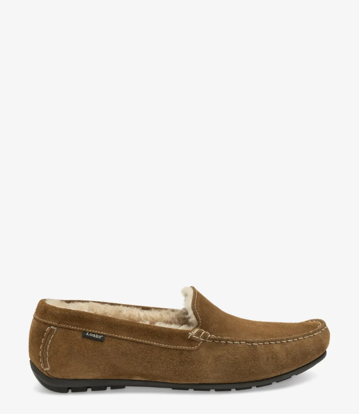 Loake Slippers|Men's Slippers*Guards Slippers Tan Suede