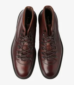 Loake Country Shoes|Made in England*Hiker Oxblood Grain