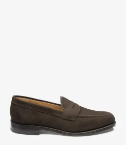 Loake Formal Shoes|Goodyear Welted Shoes*Imperial Dark Brown Suede