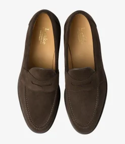 Loake Formal Shoes|Goodyear Welted Shoes*Imperial Dark Brown Suede