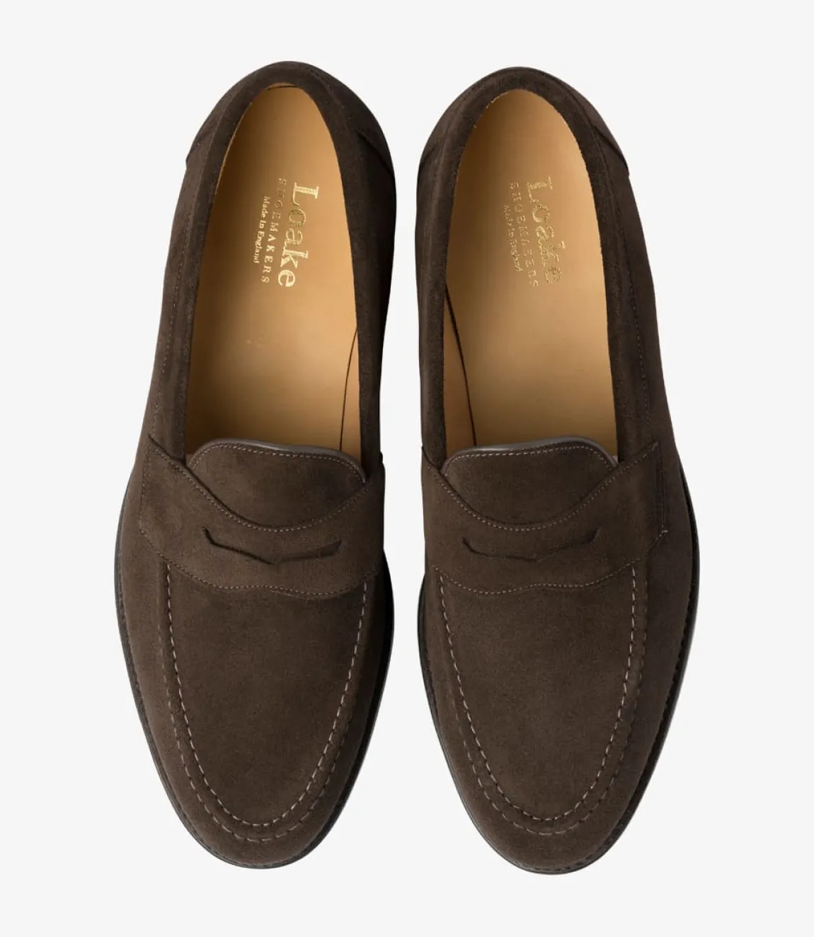 Loake Formal Shoes|Goodyear Welted Shoes*Imperial Dark Brown Suede
