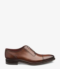 Loake Goodyear Welted Shoes|Toe Caps*Larch Chestnut Brown