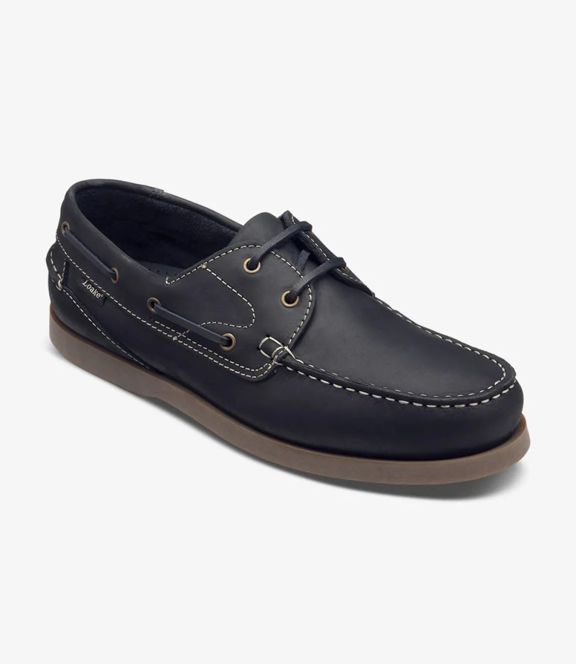Loake Boat Shoes*Lymington Navy Nubuck