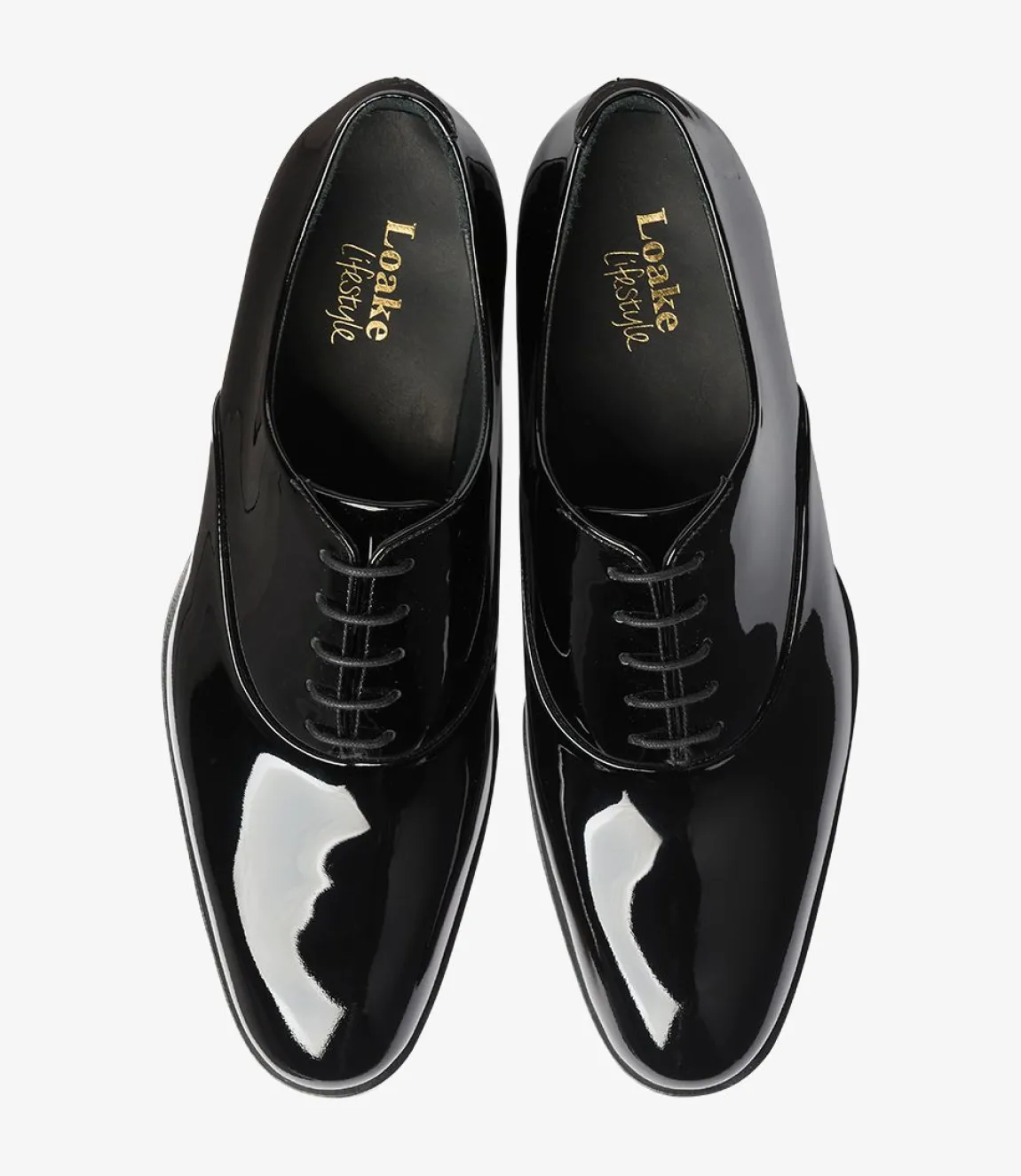 Loake Formal Shoes|Wedding Shoes*Patent Black