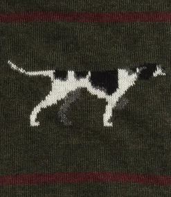 Loake Socks*Pointer Socks Green