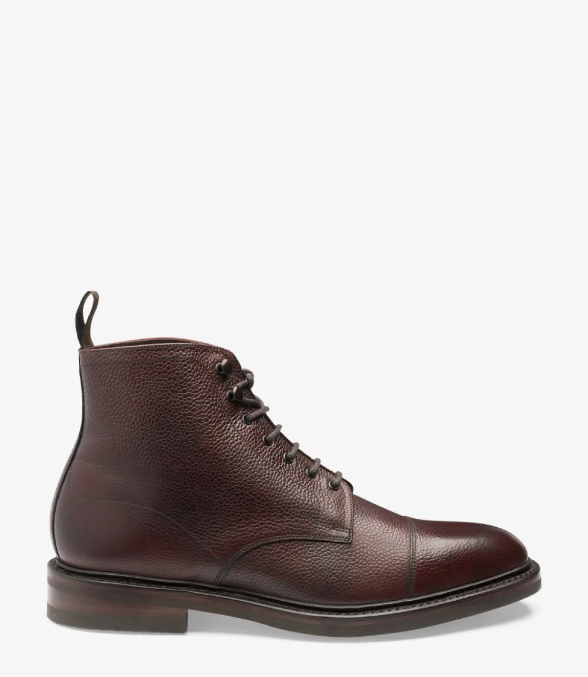 Loake Country Shoes|Made in England*Roehampton Oxblood Grain