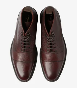 Loake Country Shoes|Made in England*Roehampton Oxblood Grain