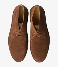 Loake Boots*Sahara Dark Brown Suede