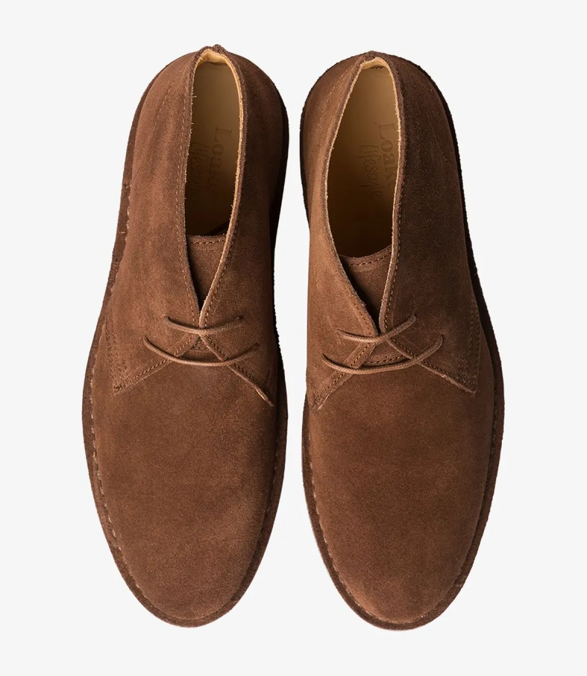 Loake Boots*Sahara Dark Brown Suede