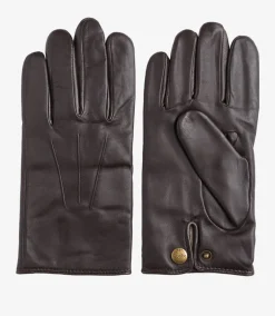 Loake Leather Gloves*Shackleton Gloves Brown
