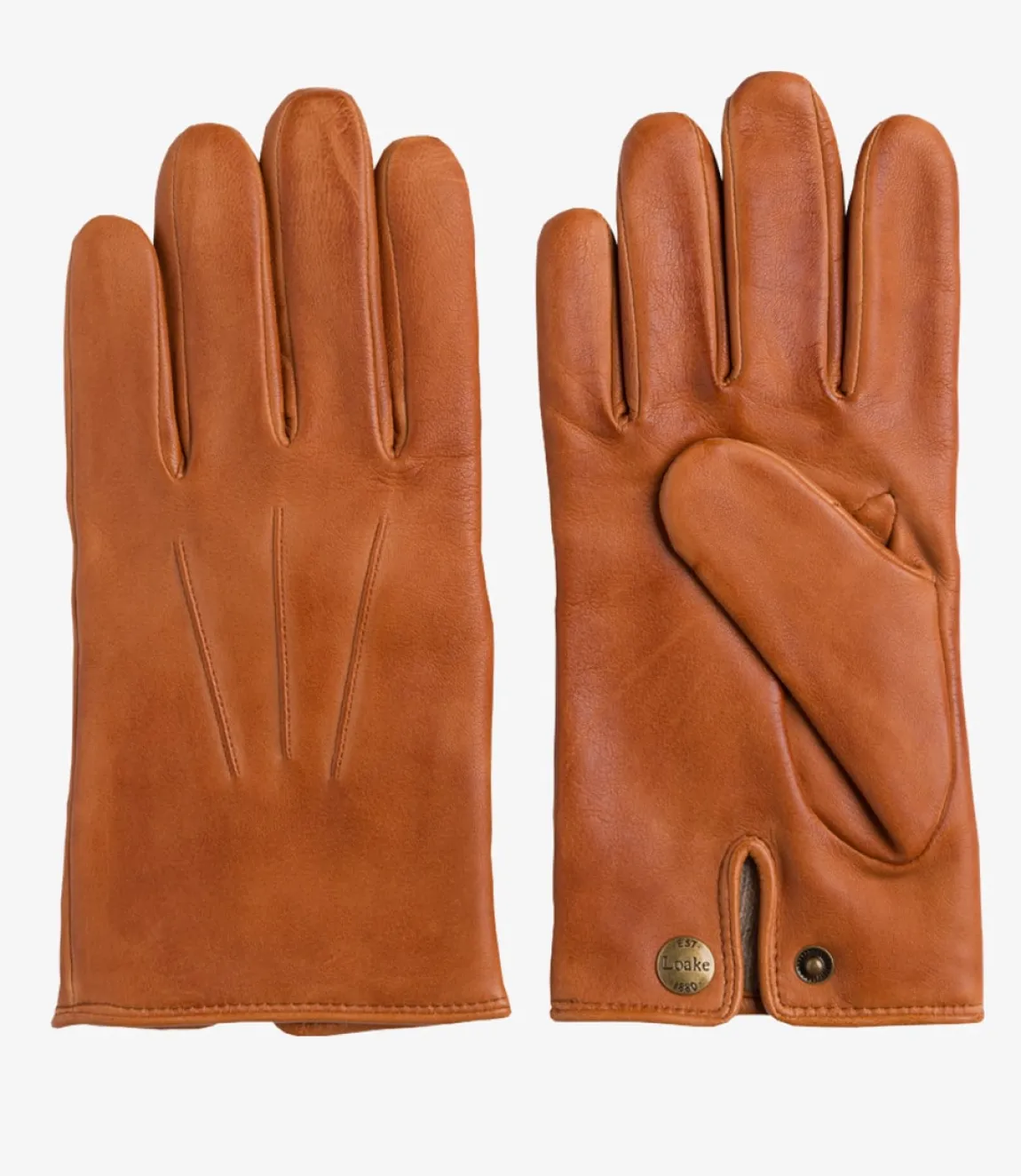 Loake Leather Gloves*Shackleton Gloves Tan