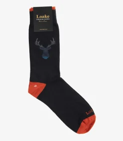 Loake Socks*Stag Socks Navy