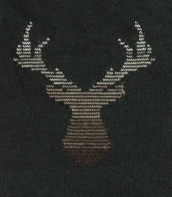 Loake Socks*Stag Socks Green
