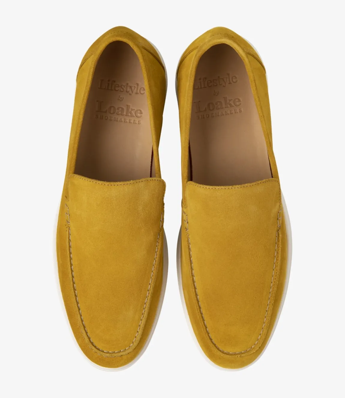 Loake Loafers*Tuscany Sunset Yellow Suede