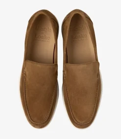Loake Loafers*Tuscany Chestnut Brown Suede