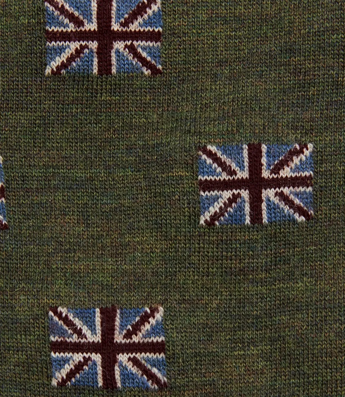 Loake Socks*Union Jack Socks Olive