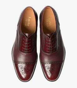 Loake Formal Shoes|Toe Caps*Woodstock Burgundy